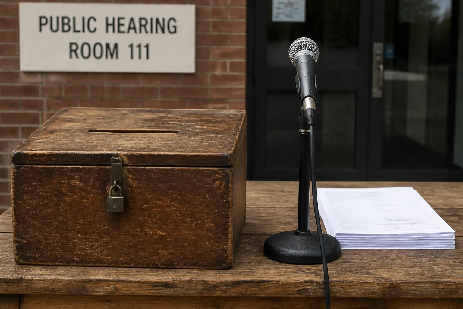 Public comment options: written vs oral testimony