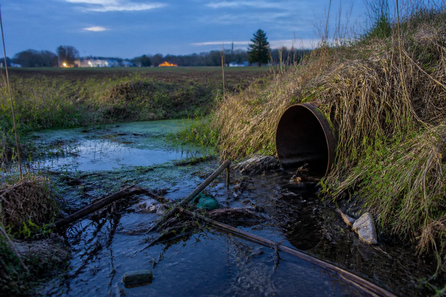 Somerset tax ditch easement violations and drainage fixes